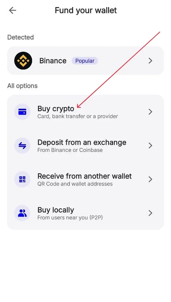 Buy crypto